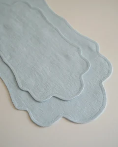 Фигурные салфетки голубые M, 2 шт