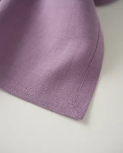 Льняные салфетки сиреневые, набор из 2 шт