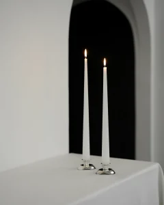 Свечи классические белые, 2 шт