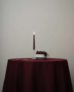 Свечи классические винные, 2 шт