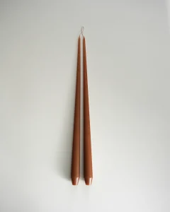 Свечи классические темная карамель, 2 шт