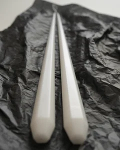 Свечи граненые белые, 2 шт