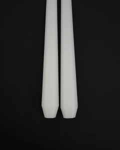 Свечи граненые белые, 2 шт