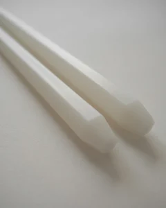 Свечи граненые белые, 2 шт