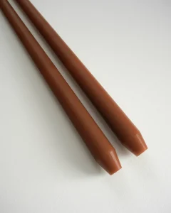 Свечи классические темная карамель, 2 шт