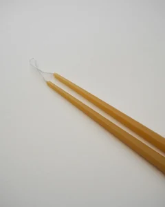 Свечи граненые медовые, 2 шт