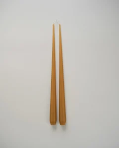 Свечи граненые медовые, 2 шт