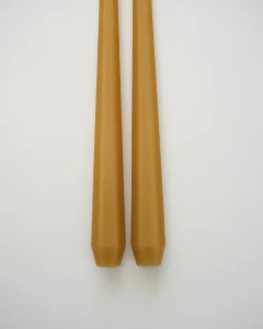 Свечи граненые медовые, 2 шт