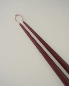 Свечи классические винные, 2 шт