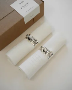 Подарочный набор Tulip с винтажными кольцами для салфеток