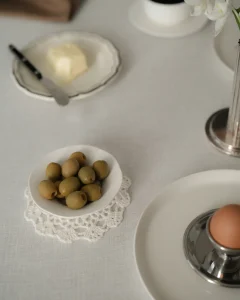 Вязаные ажурные костеры, набор из 2 шт