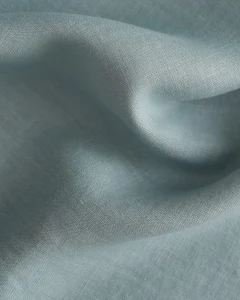 Льняная скатерть лазурная, 140х240см