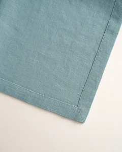 Льняные салфетки лазурные, набор из 2 шт