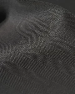 Льняные жаккардовые салфетки черные, 2 шт