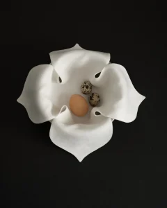 Салфетка «лепесток» для хлебной корзины белая