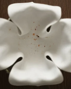 Салфетка «лепесток» для хлебной корзины белая