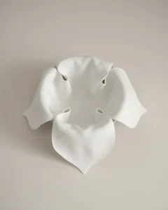 Салфетка «лепесток» для хлебной корзины белая