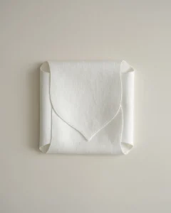 Салфетка «лепесток» для хлебной корзины белая