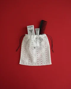 Мешочек из итальянского кружева